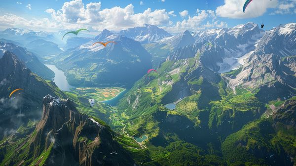 Baptêmes et stages de parapente à Loudenvielle / Pyrénées